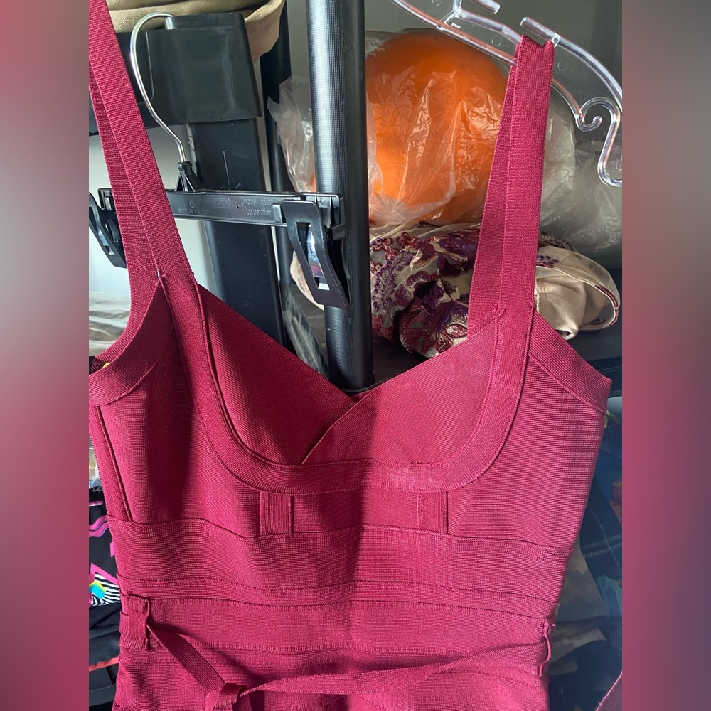 Source Unknown Deep Red Sleeveless Top - image 1